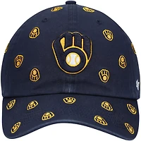 '47 Milwaukee Brewers Confetti Clean Up Adjustable Hat