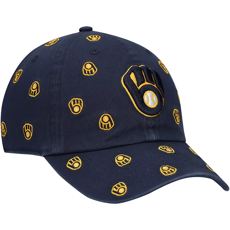 '47 Milwaukee Brewers Confetti Clean Up Adjustable Hat