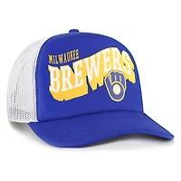 '47 Milwaukee Brewers Meander Foam Trucker Snapback Hat