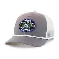 '47 Milwaukee Brewers Tide Sweep Rope Trucker Adjustable Hat
