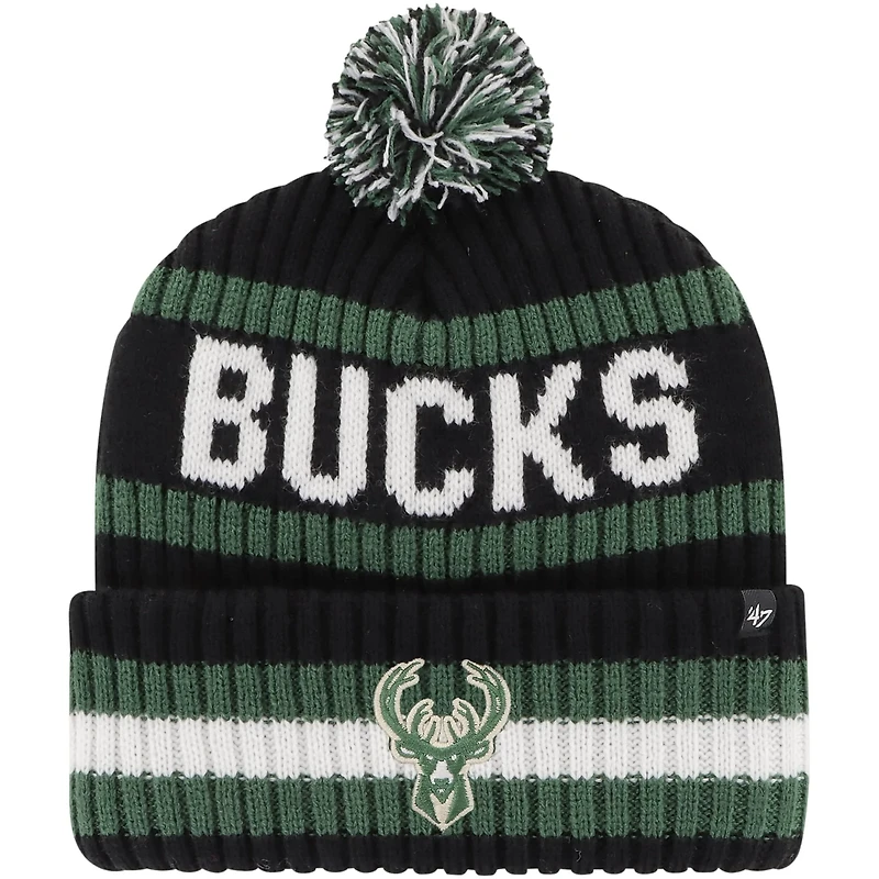 '47 Milwaukee Bucks Bering Cuffed Knit Hat with Pom
