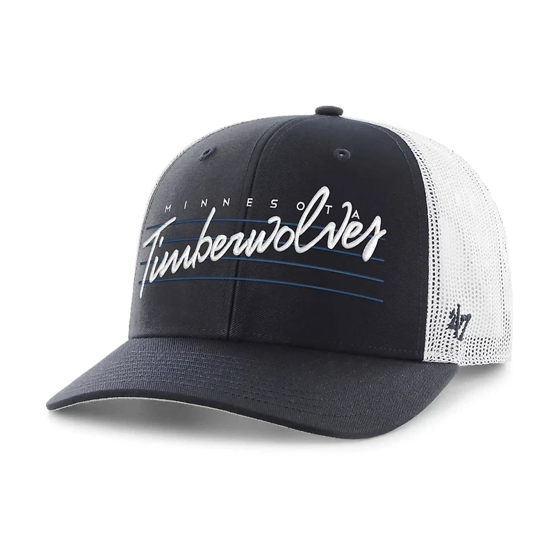 '47 Minnesota Timberwolves Downburst Trucker Adjustable Hat