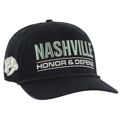 '47 Nashville Predators OHT Military Appreciation Homeland Honor and Defend Hitch Adjustable Hat