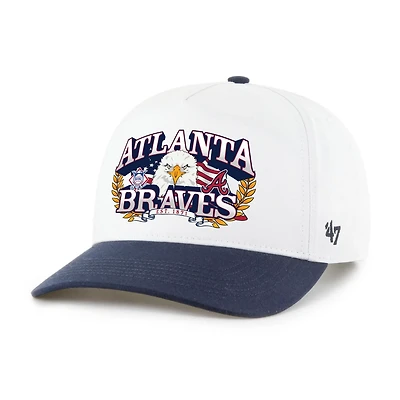 '47 Navy Atlanta Braves Americana Eagle Hitch Adjustable Hat