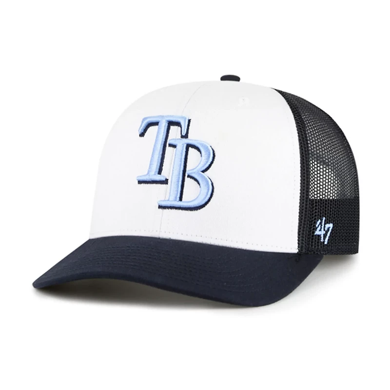 '47 Navy Tampa Bay Rays Freshman Trucker Adjustable Hat