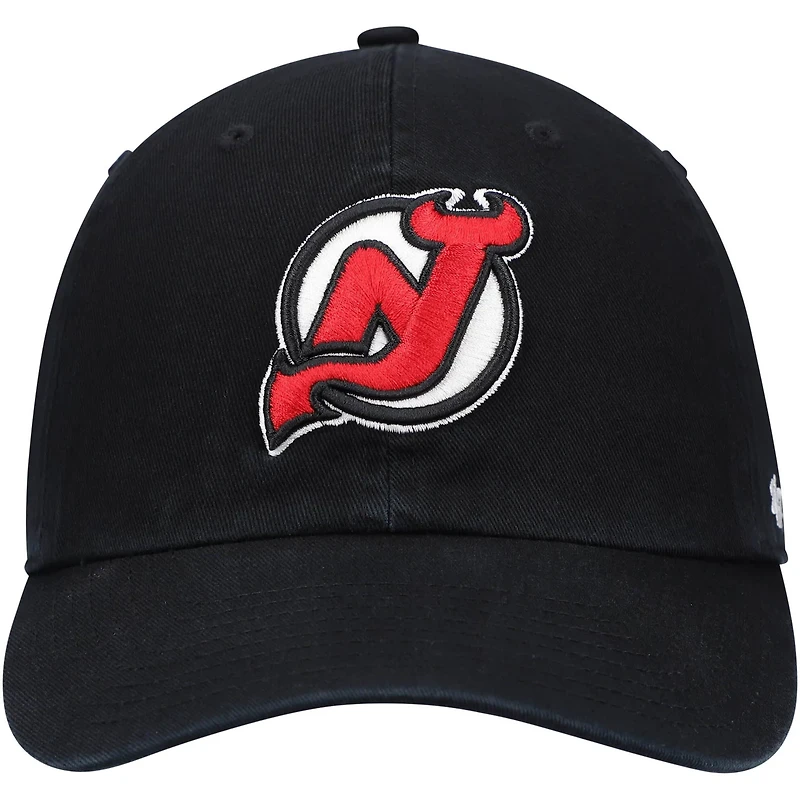 '47 New Jersey Devils Primary Logo Clean Up Adjustable Hat