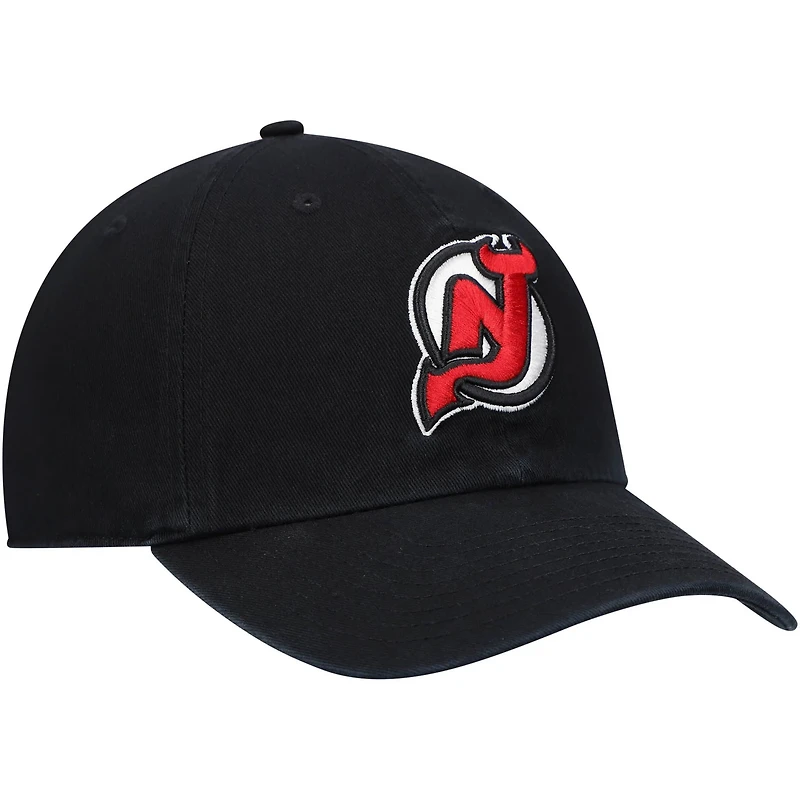 '47 New Jersey Devils Primary Logo Clean Up Adjustable Hat