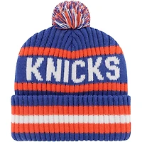 '47 New York Knicks Bering Cuffed Knit Hat with Pom