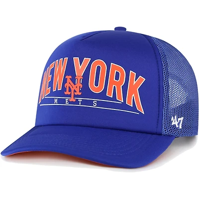 '47 New York Mets Backhaul Foam Trucker Snapback Hat