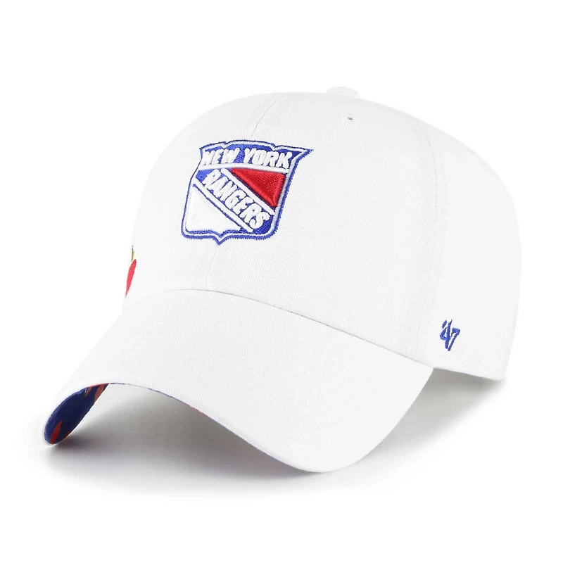 '47 New York Rangers Confetti Clean Up Adjustable Hat