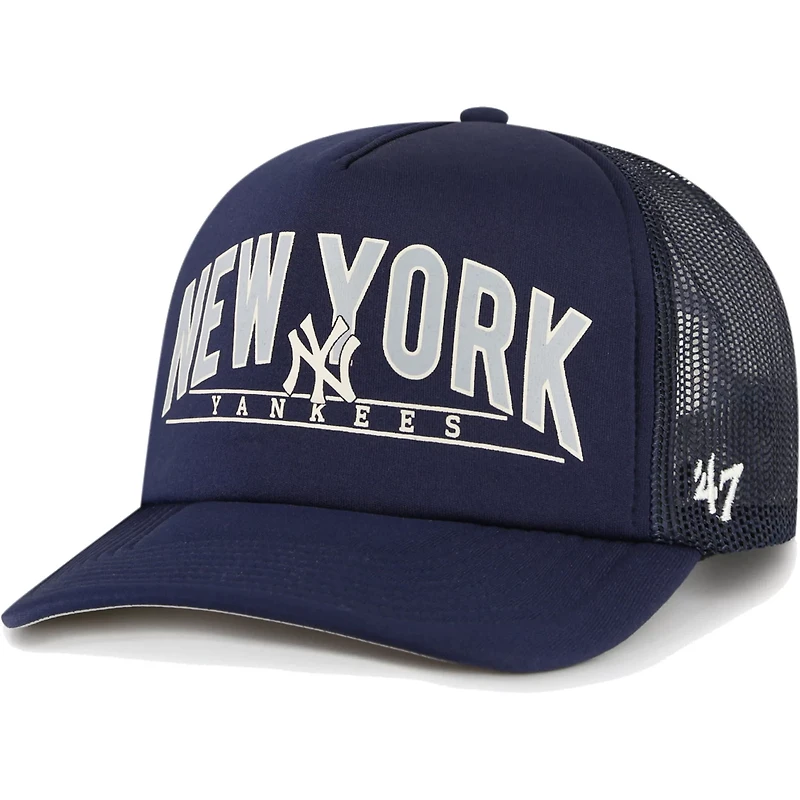 '47 New York Yankees Backhaul Foam Trucker Snapback Hat