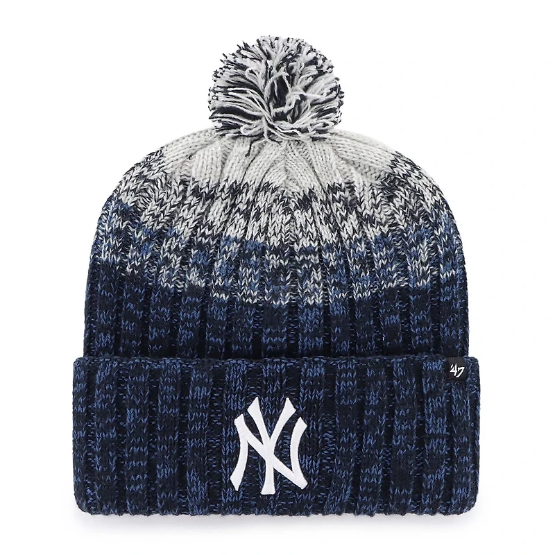 '47 New York Yankees Cascade Cuffed Knit Hat with Pom
