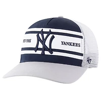 '47 New York Yankees Gridiron Super Stripe Relaxed Trucker Hitch Adjustable Hat