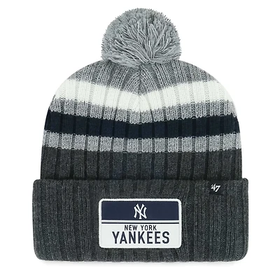 '47 New York Yankees Stack Cuffed Knit Hat with Pom