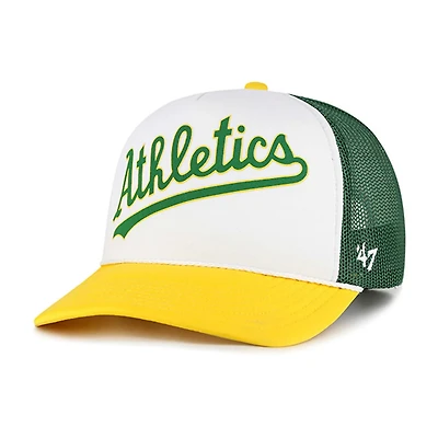 '47 Oakland Athletics Foam Front Script Trucker Snapback Hat