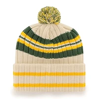 '47 Oakland Athletics Home Patch Cuffed Knit Hat with Pom