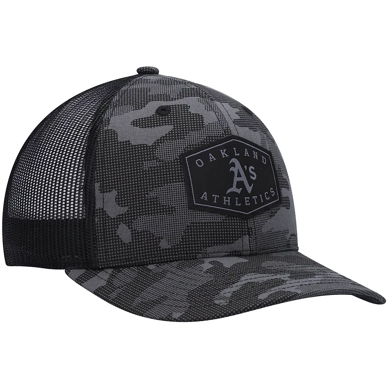 '47 Oakland Athletics Tonal Camo Convoy Trucker Snapback Hat
