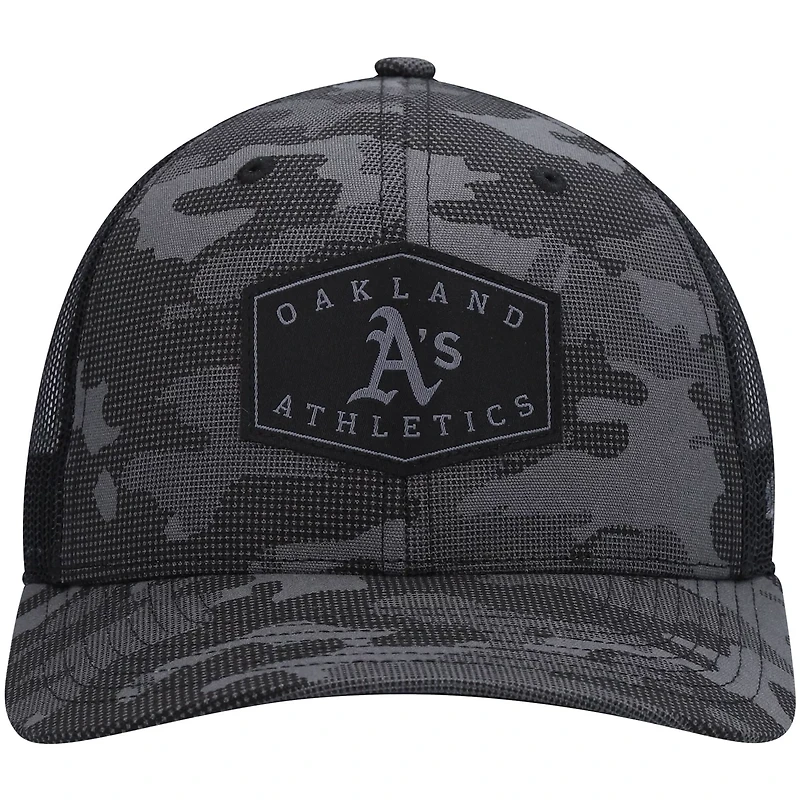 '47 Oakland Athletics Tonal Camo Convoy Trucker Snapback Hat