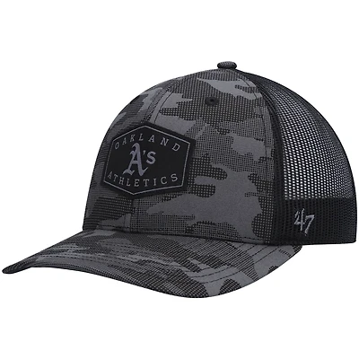 '47 Oakland Athletics Tonal Camo Convoy Trucker Snapback Hat