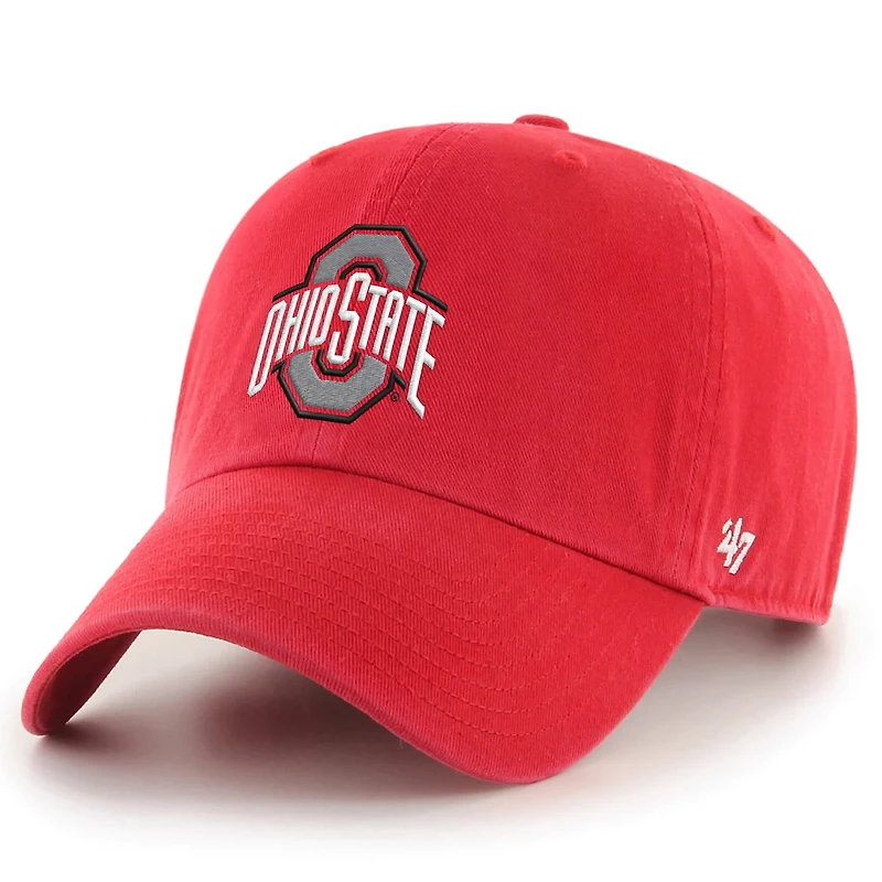 '47 Ohio State Buckeyes College Football Playoff 2025 National Championship Game Clean Up Adjustable Hat