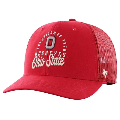 '47 Ohio State Buckeyes Pitstop Trucker Adjustable Hat