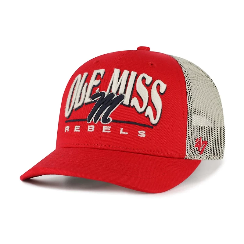 '47 Ole Miss Rebels Arid Adjustable Trucker Hat