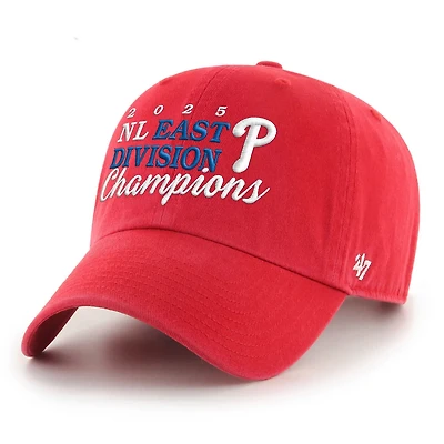 '47 Philadelphia Phillies 2025 NL East Division Champions Clean Up Adjustable Hat