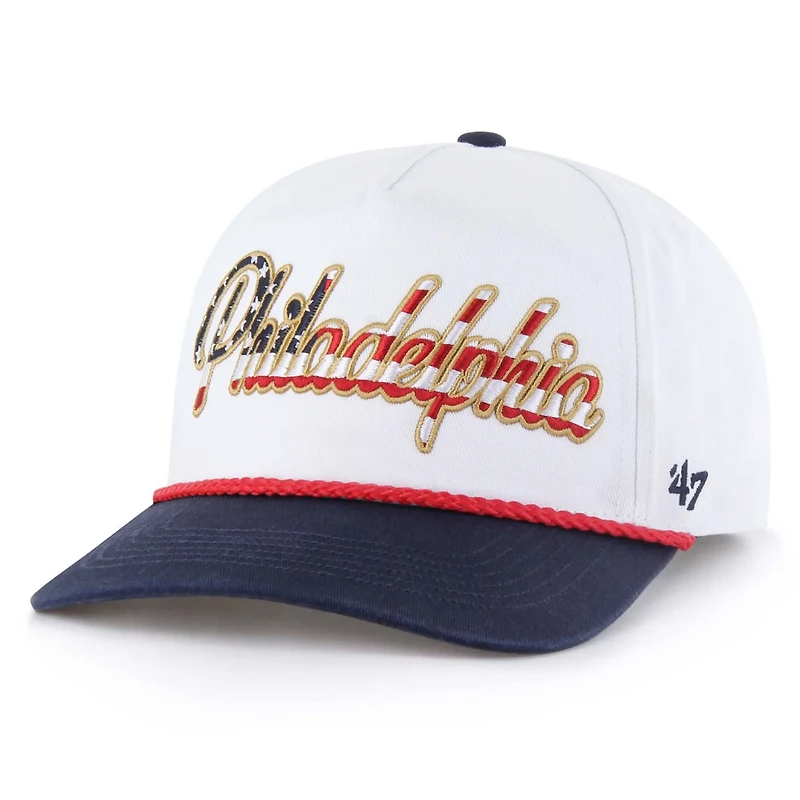 '47 Philadelphia Phillies Patriotic Overhand Hitch Adjustable Hat