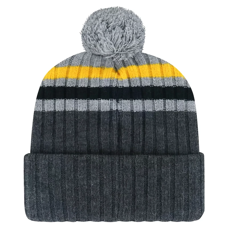 '47 Pittsburgh Penguins Stack Patch Cuffed Knit Hat with Pom