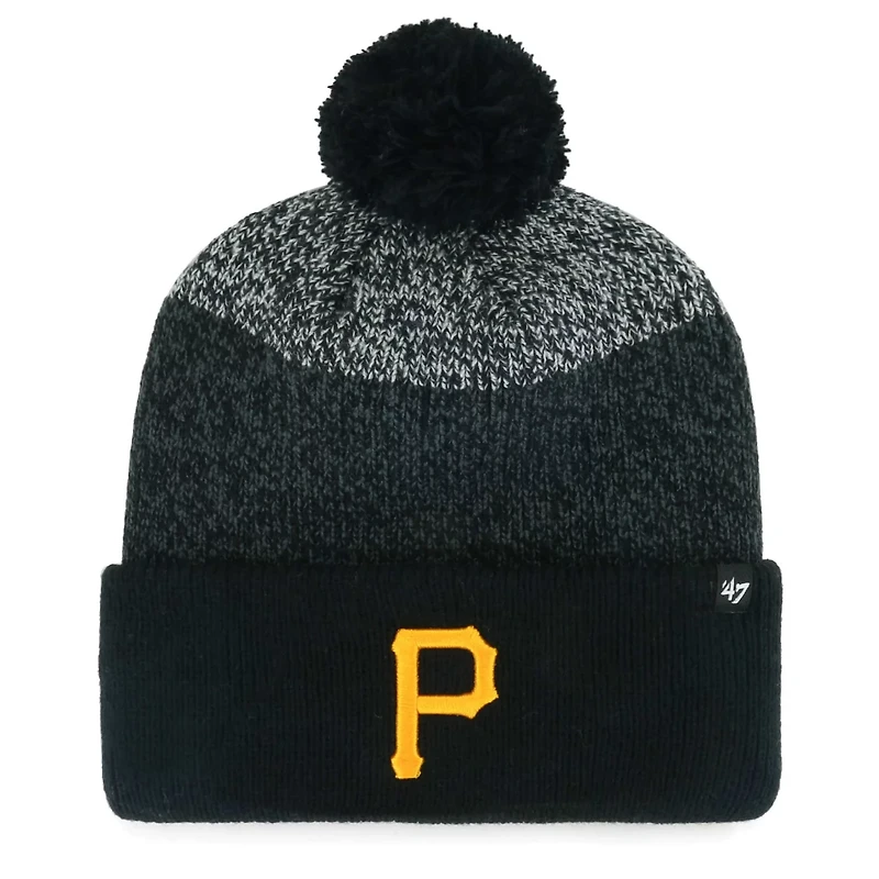 '47 Pittsburgh Pirates Darkfreeze Cuffed Knit Hat with Pom