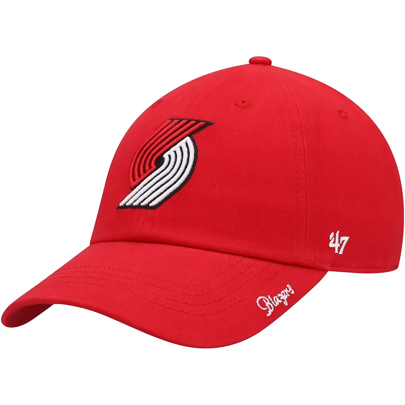 '47 Portland Trail Blazers Miata Clean Up Logo Adjustable Hat