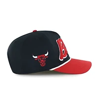'47 Red Chicago Bulls Dropshadow Rope Hitch Adjustable Hat