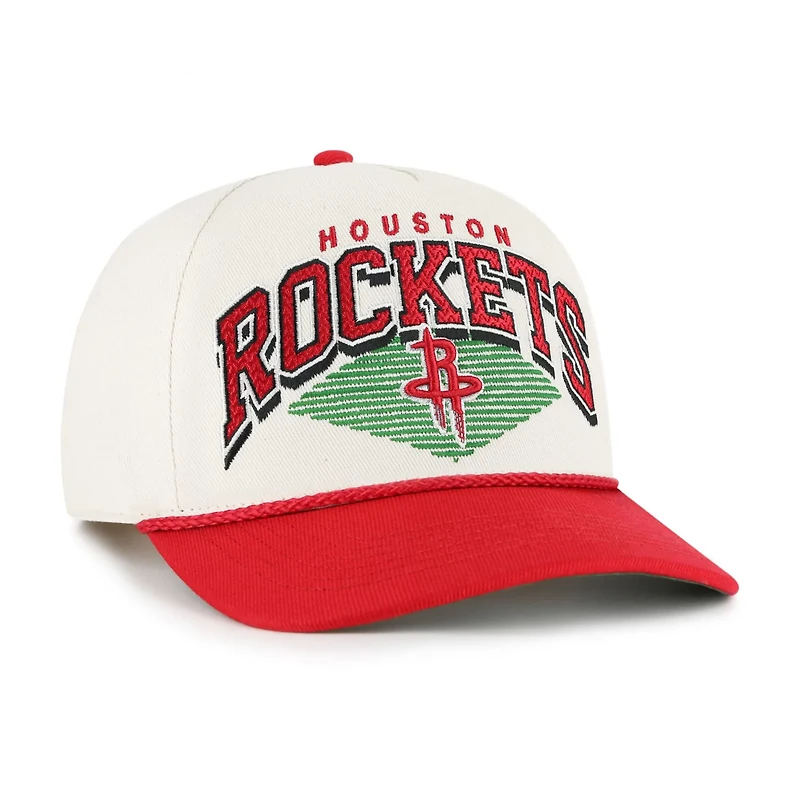 '47 Red Houston Rockets Pomona Two-Tone Rope Hitch Adjustable Hat