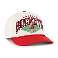 '47 Red Houston Rockets Pomona Two-Tone Rope Hitch Adjustable Hat