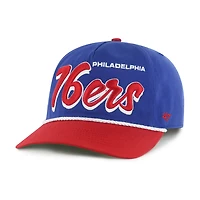 '47 Red Philadelphia 76ers Dropshadow Rope Hitch Adjustable Hat