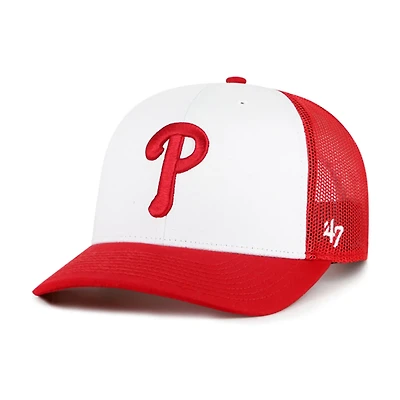 '47 Red Philadelphia Phillies Freshman Trucker Adjustable Hat