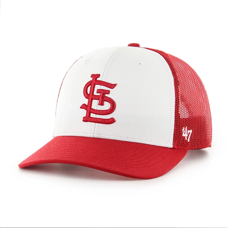 '47 Red St Louis Cardinals Freshman Trucker Adjustable Hat