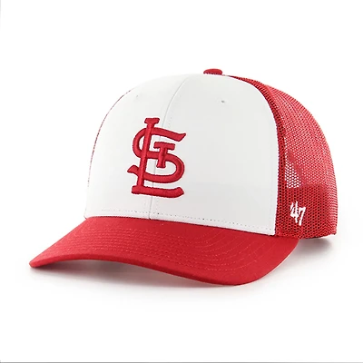 '47 Red St Louis Cardinals Freshman Trucker Adjustable Hat