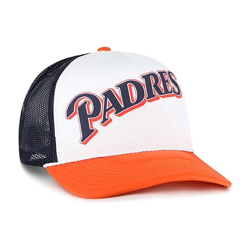 '47 San Diego Padres Foam Front Script Trucker Snapback Hat