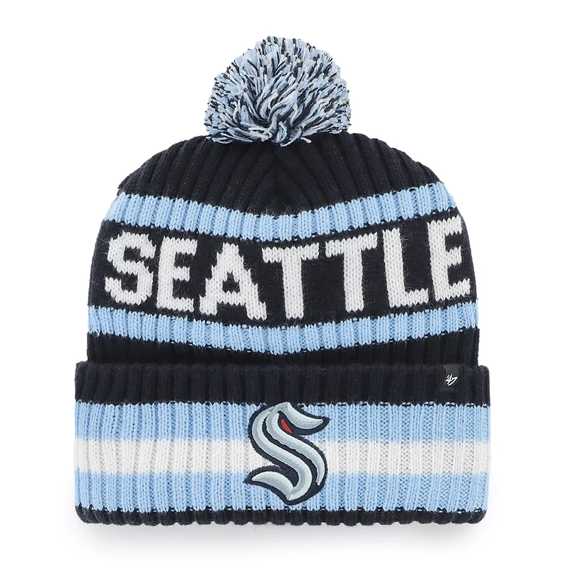 '47 Seattle Kraken Bering Cuffed Knit Hat with Pom