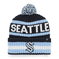 '47 Seattle Kraken Bering Cuffed Knit Hat with Pom