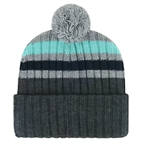 '47 Seattle Kraken Stack Patch Cuffed Knit Hat with Pom