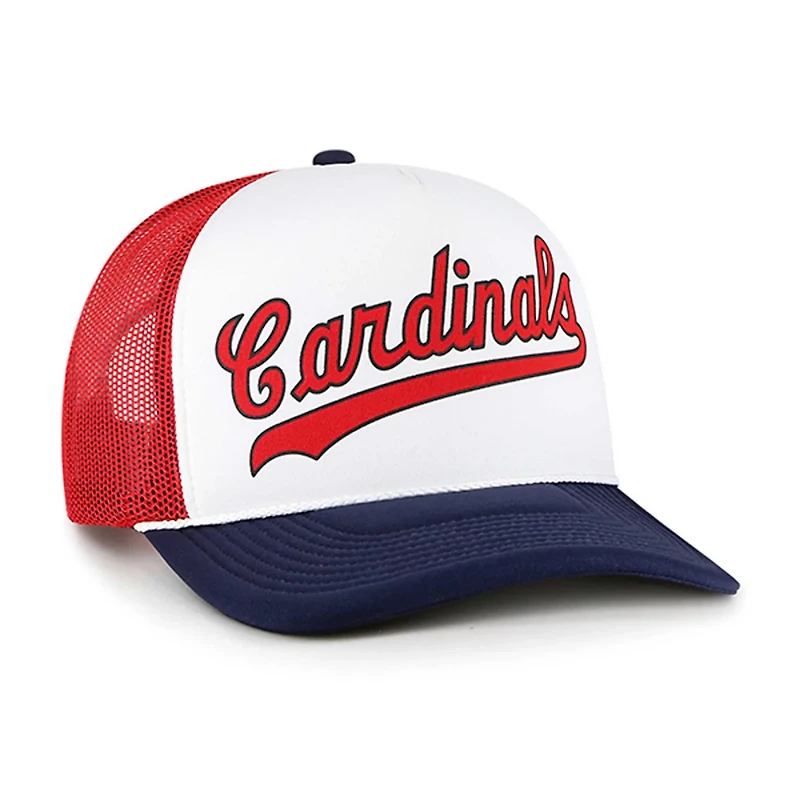 '47 St Louis Cardinals Foam Front Script Trucker Snapback Hat