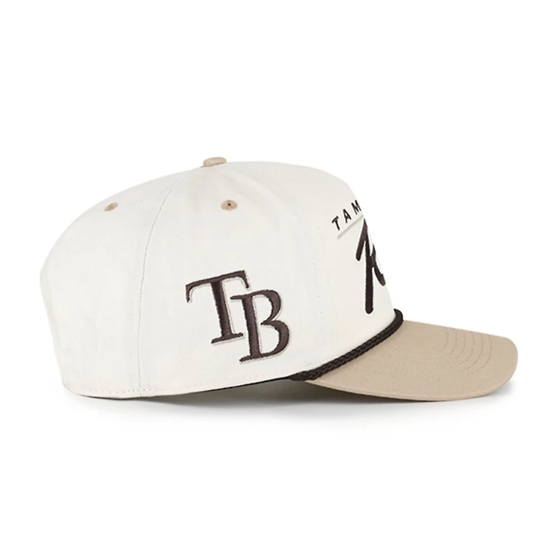 '47 Tan Tampa Bay Rays Neutral Terrain Hitch Rope Adjustable Hat