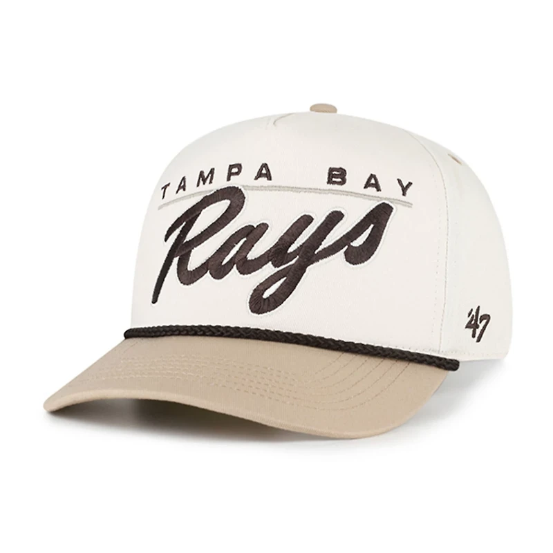 '47 Tan Tampa Bay Rays Neutral Terrain Hitch Rope Adjustable Hat