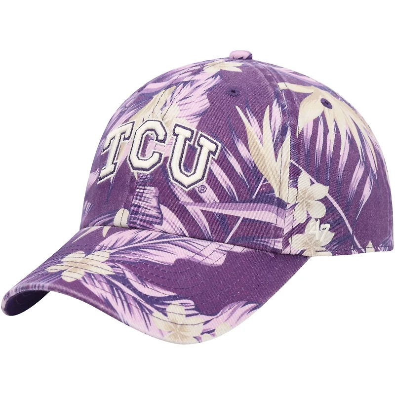 '47 TCU Horned Frogs Tropicalia Clean Up Adjustable Hat