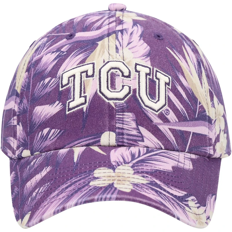 '47 TCU Horned Frogs Tropicalia Clean Up Adjustable Hat