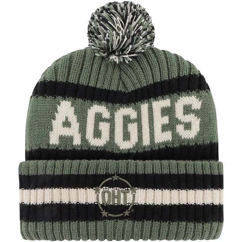 '47 Texas AM Aggies OHT Military Appreciation Bering Cuffed Knit Hat with Pom