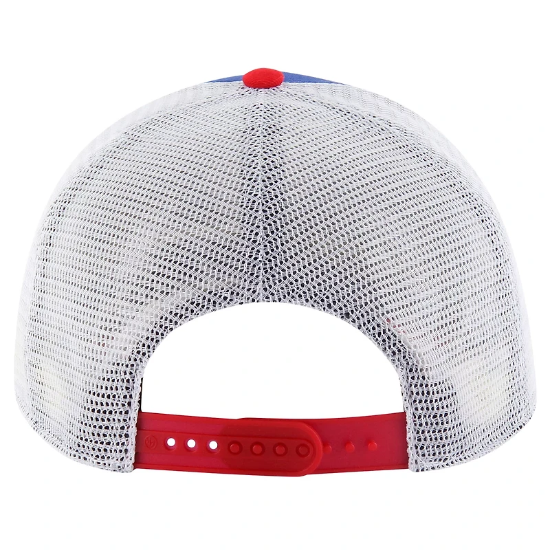 '47 Texas Rangers Gridiron Super Stripe Relaxed Trucker Hitch Adjustable Hat