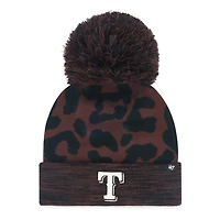 '47 Texas Rangers Rosette Cuffed Knit Hat with Pom